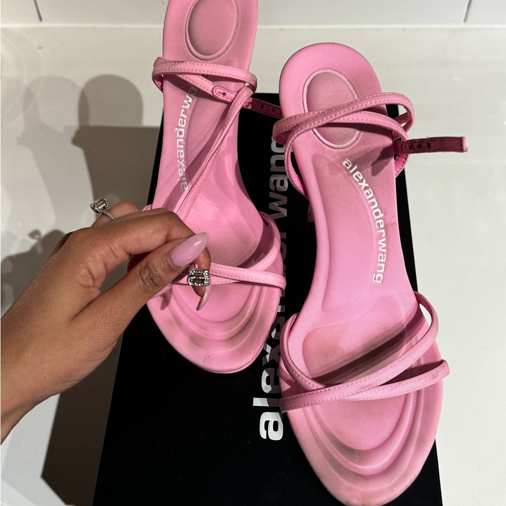 Alexander Wang Pink Dahlia Heels
